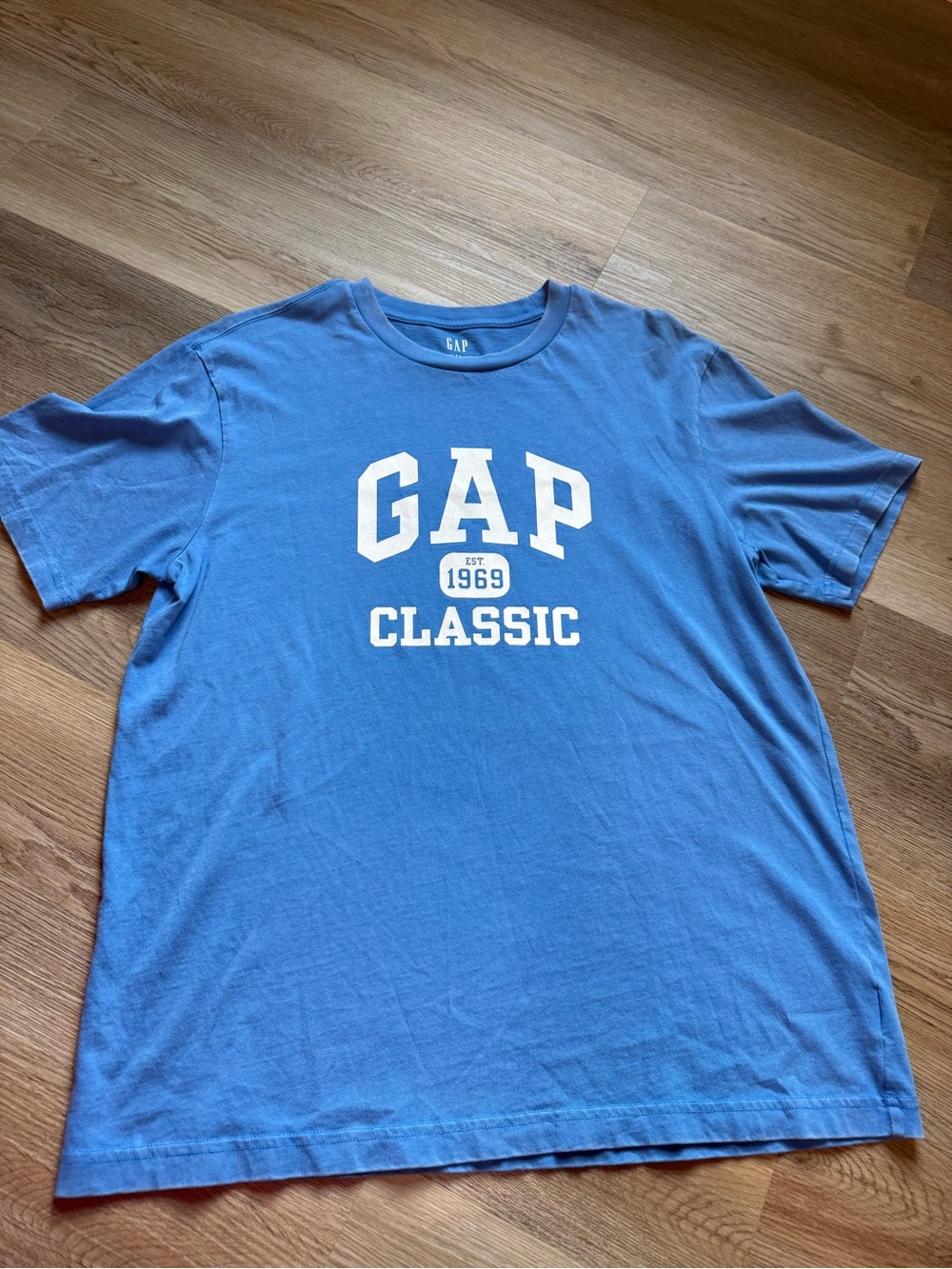 GAP Classic Logo Short Sleeve T-Shirt in Sky Blue
